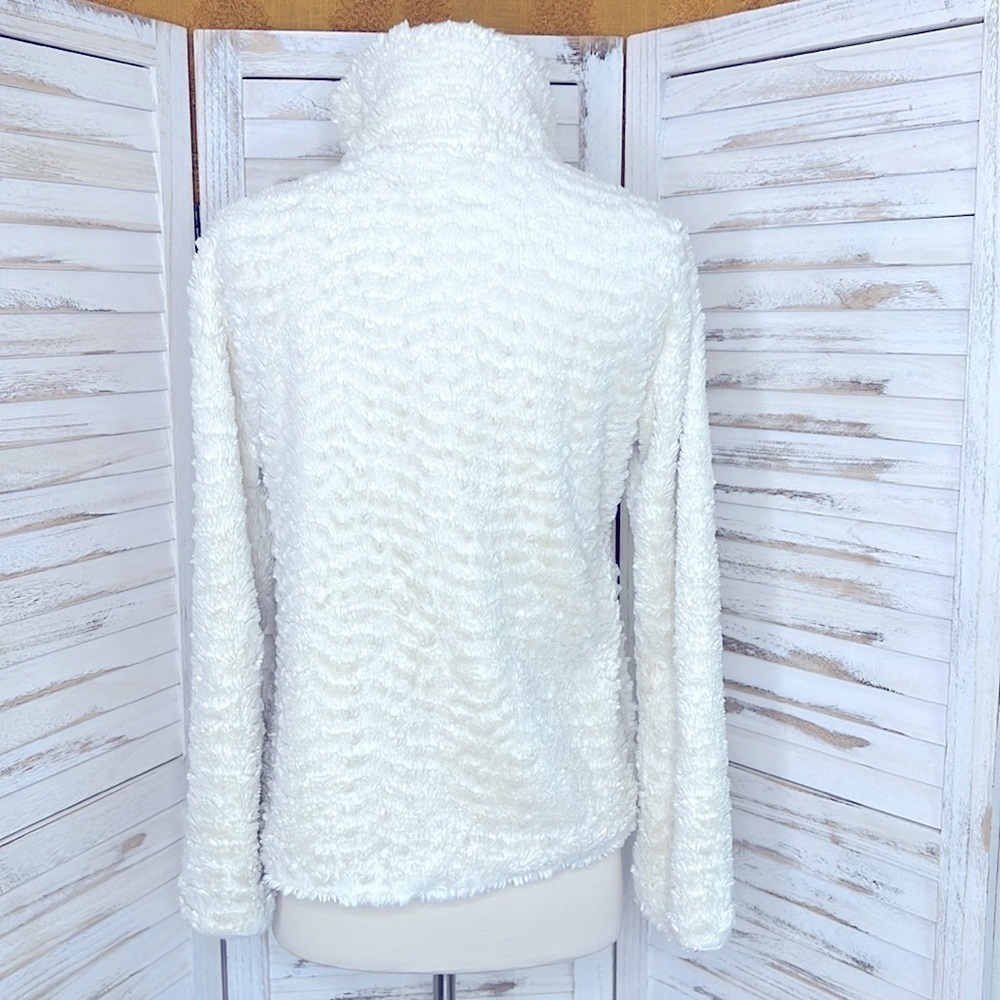 PATAGONIA l Ivory Pelage Fleece Minimilist Mountain Winter Teddybear Jacket S - Picture 8 of 12